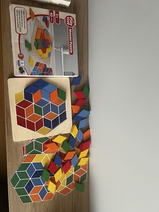 Сет три дървени игри Playtive