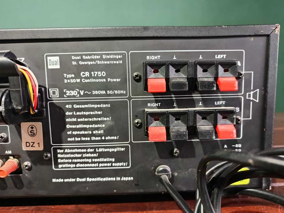 Receiver vintage Dual CR 1750  + Bluetooth discret (TAPE 1)