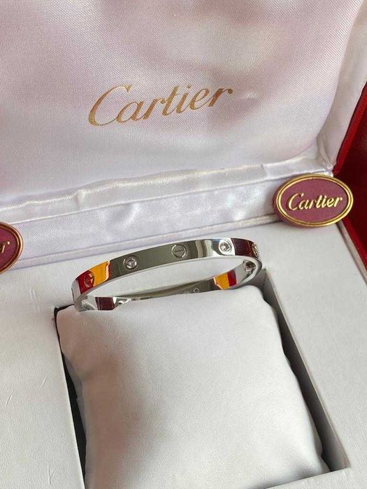 Cartier LOVE Bracelet 16 White Gold 750 Diamonds