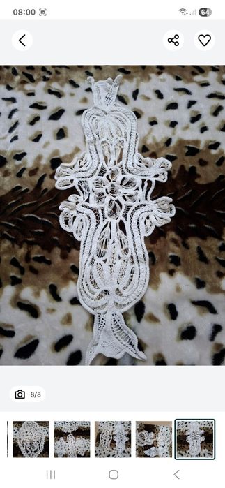 Fata de masa lucrate manual