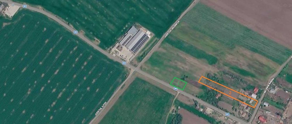 Terenuri intravilan de vanzare in Sinesti, Ialomita
