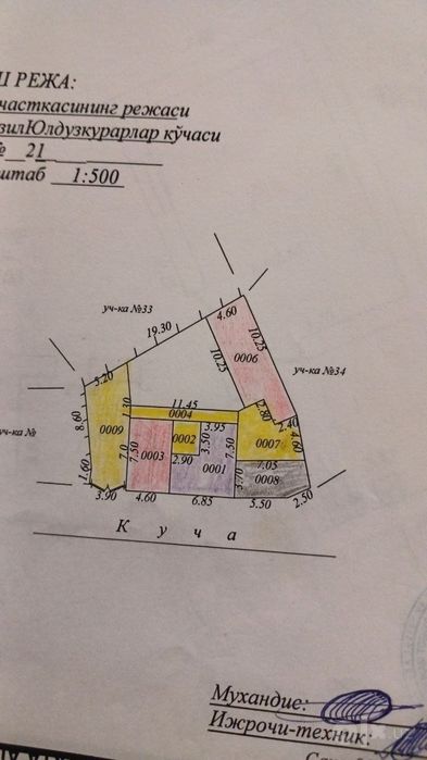 Продаётся земельный участок  Юнусабадский район, Бадамзар