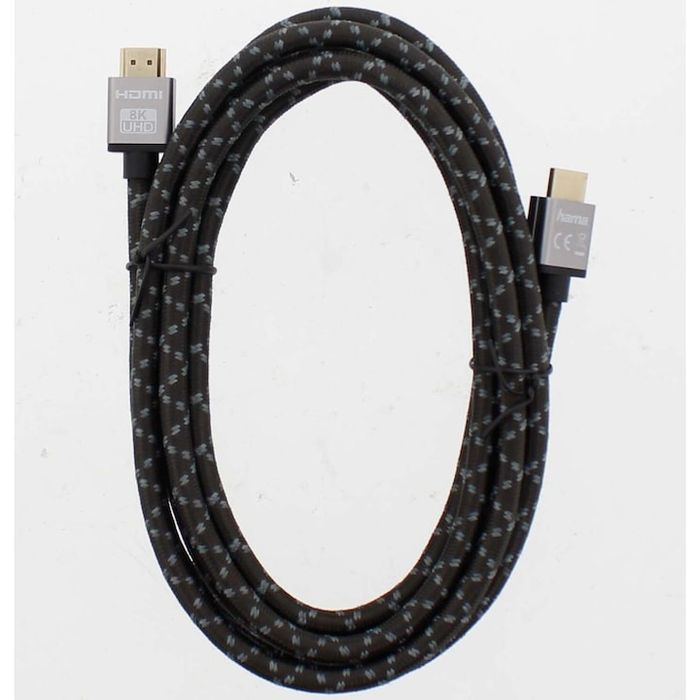 Cablu HDMI Hama 205240, 2.1V, 8k, Ethernet, 3 metri, negru