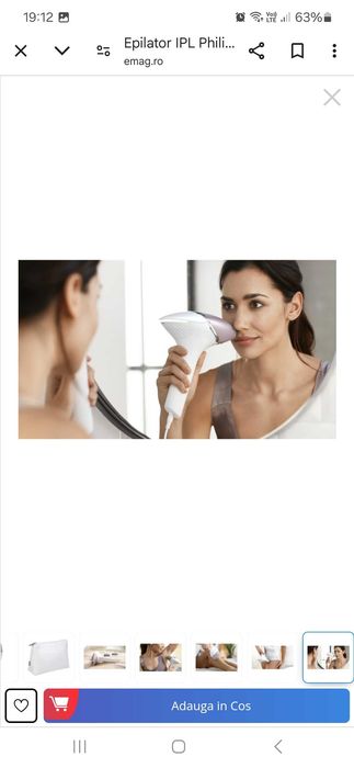 Epilator IPL Philips Lumea Seria 8000 BRI947/00,