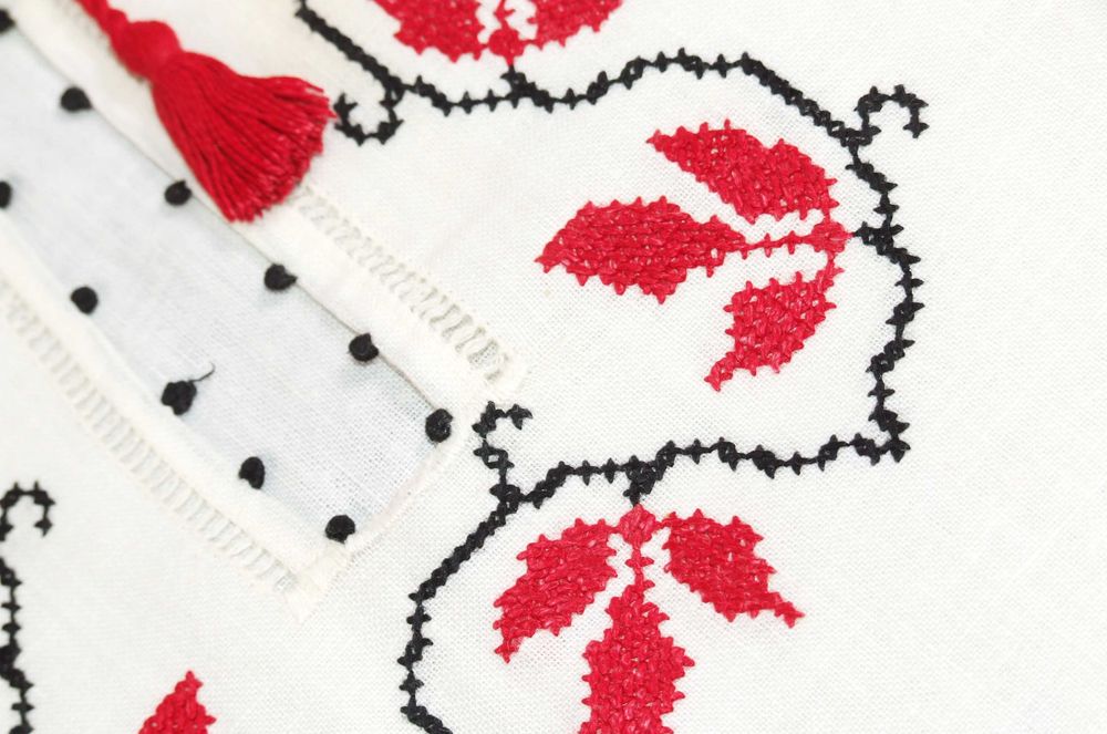 Camasa traditionala (ie) mas. 42, panza bumbac tesuta la razboi