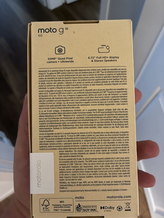 Motorola G35 256 GB  НОВ!!!