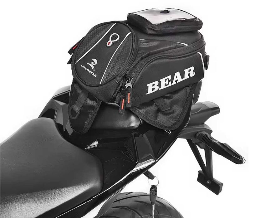 Магнитна чанта за резервоар на мотоциклет Laico Bear.