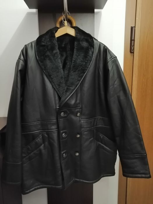 Мъжко кожено палто