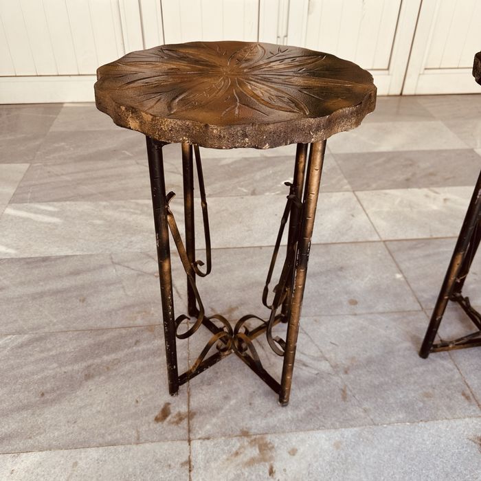 Винтидж декоративни масички / стойки от 80-те