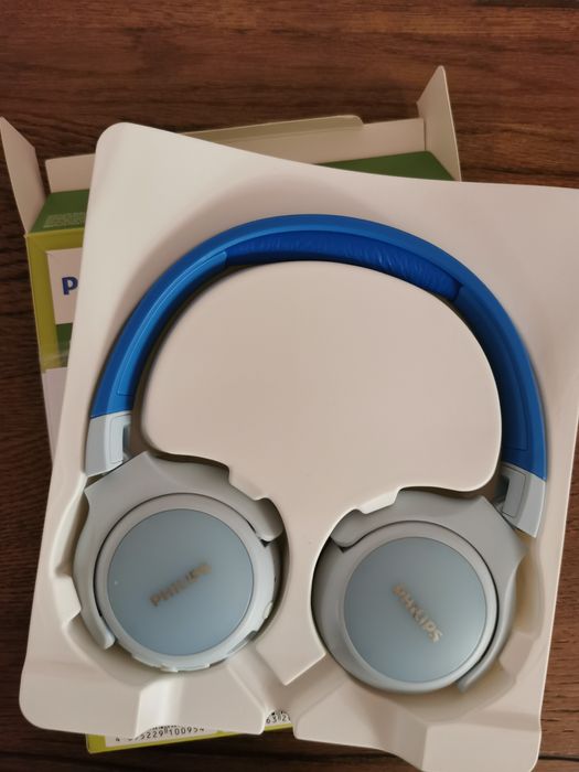 Casti Audio pentru copii Over-Ear Philips, TAKH402BL/00, bluetooth, Au
