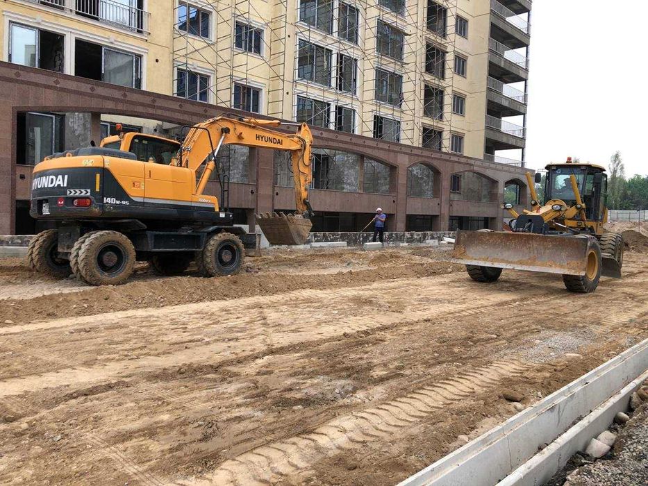 Обработка основания битумной эмульсией