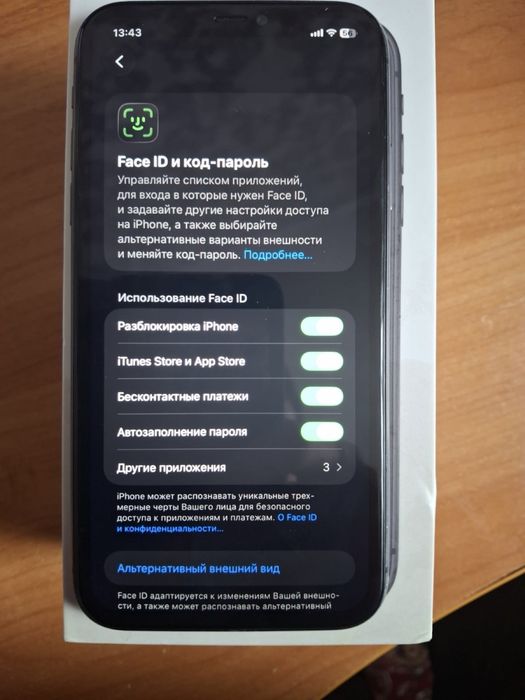 iphone 11 128г 100% фейс трутон
