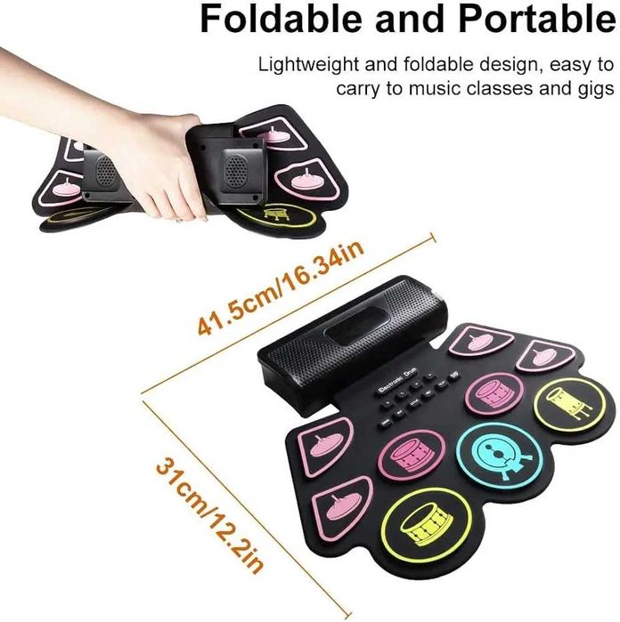 Детска музикален барабанен пад, заболявания за деца и възрастни