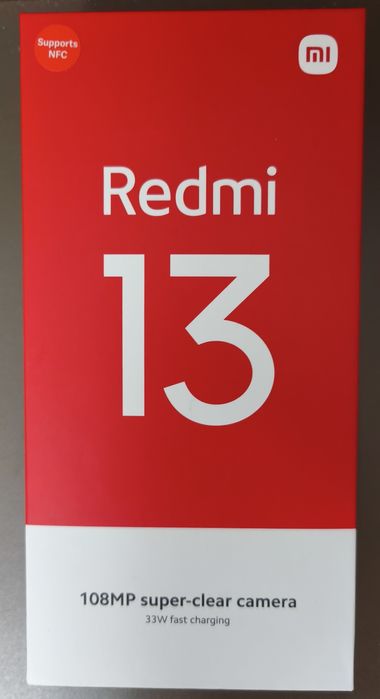 Xiaomi Redmi 13 Negru/6gb RAM/ 128gb stocare/cameră 108MP/SIGILAT