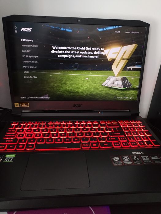 Laptop Gaming ACER Nitro 5,AMD Ryzen5 5600H,16GB RAM,RTX 3050