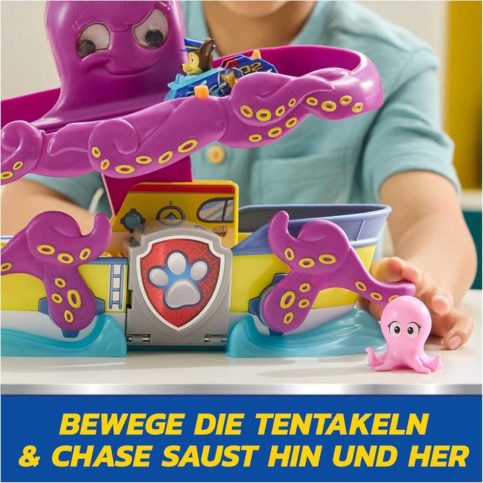 Paw Patrol писта с кола Чейс и октопод Пес Патрул кученца