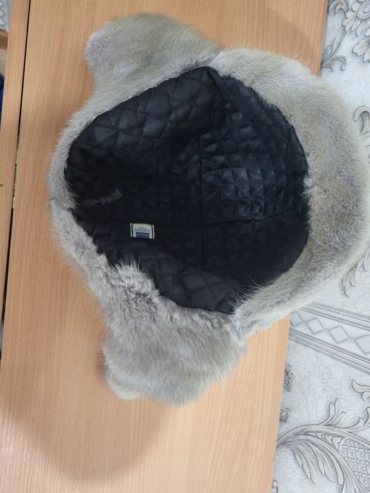 Шапка норковая ушанка