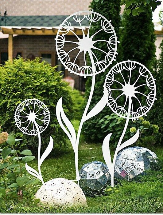 Садовый декор из металла