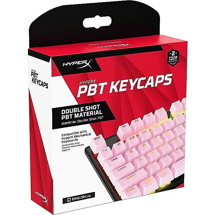 Cменные клавиши HyperX PBT Keycaps Full Key Set, Pink