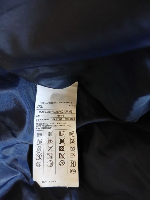 Benetton дебело зимно яке 160см