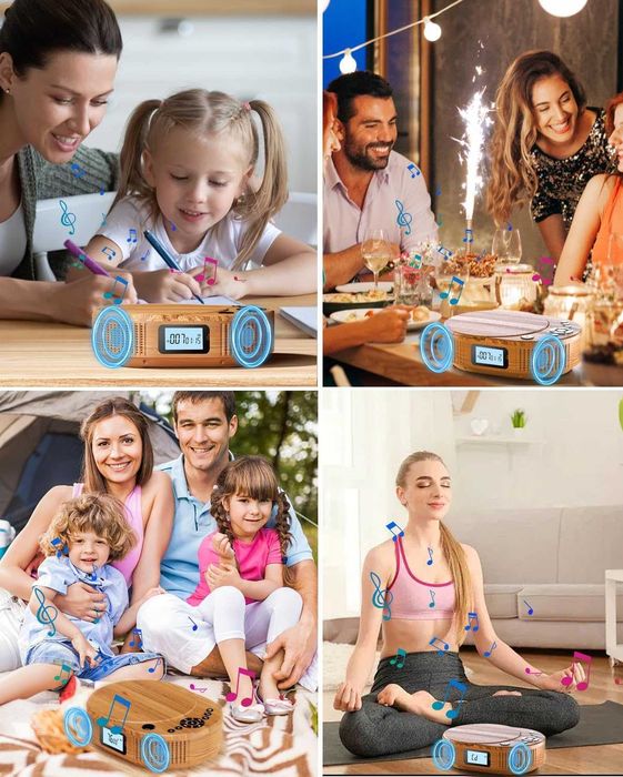 Преносим CD плейър и Bluetooth високоговорител