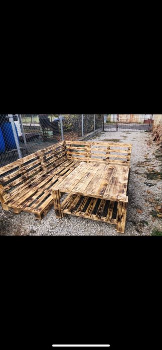 Градински палетни мебели