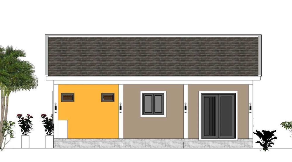 НА ИЗПЛАЩАНЕ - Луксозна сглобяема къща с 2 спални, 63 кв. м