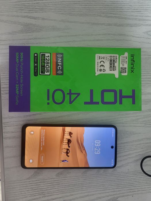 Infinix hot 40i  8+8/128GB. 2 sim, 90hz