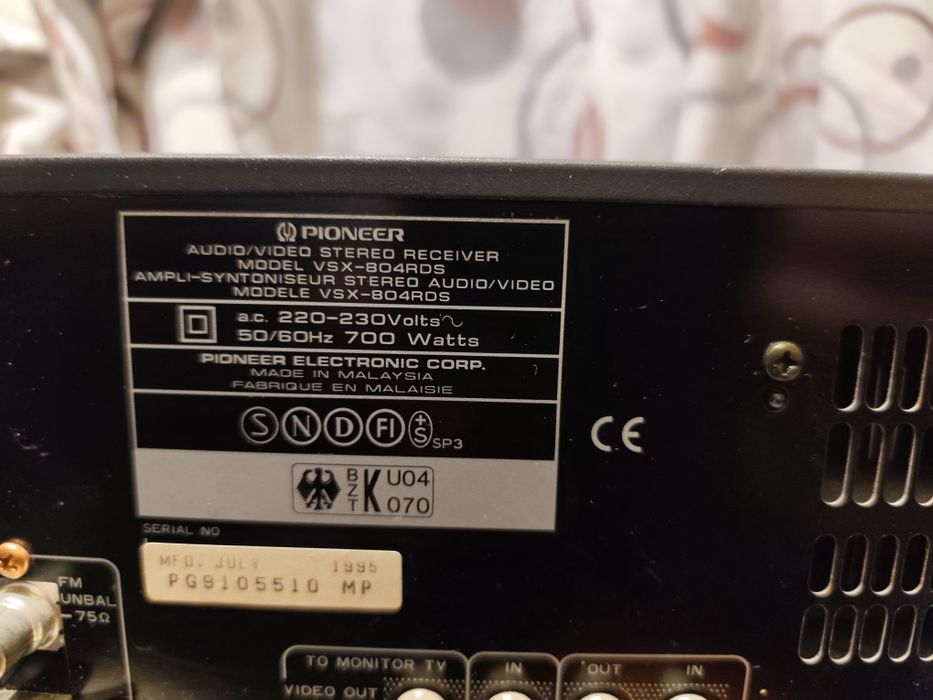 Pioneer VSX-804RDS