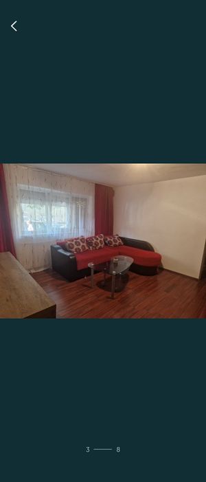 Dau in chirie apartament tip Q, la parter, cu 2 camere semidecomandat. Utilat, mobilat