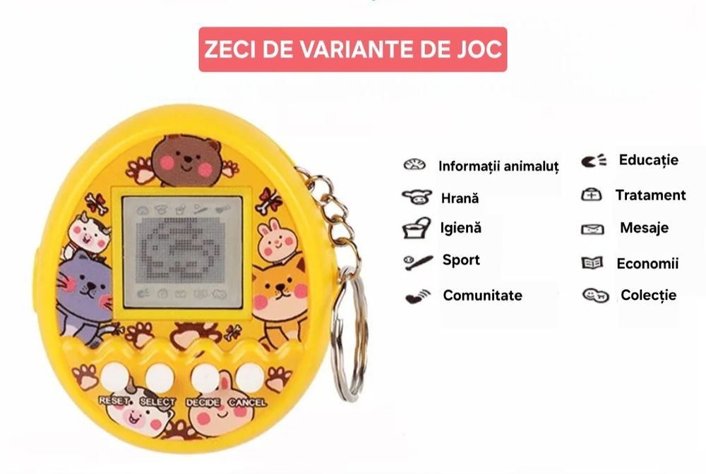 Tamagotchi Pet. Animăluțe Virtuale. Zeci de jocuri și activități.