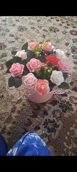 Мыльные цветы на заказ