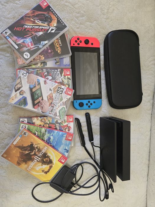 Nintendo Switch V1 + игры