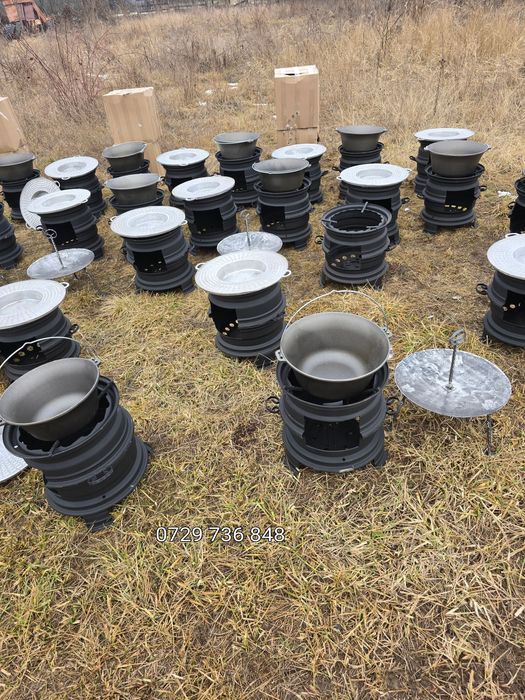 Disc grill  gratar  ceaune fonta  soba model pirostrie