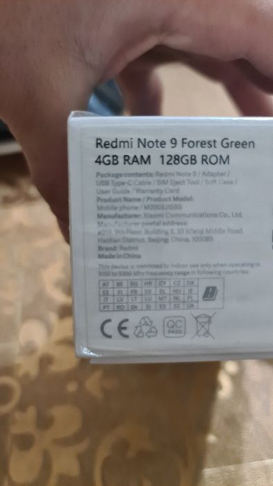 Редми NOTE 9 4/128
