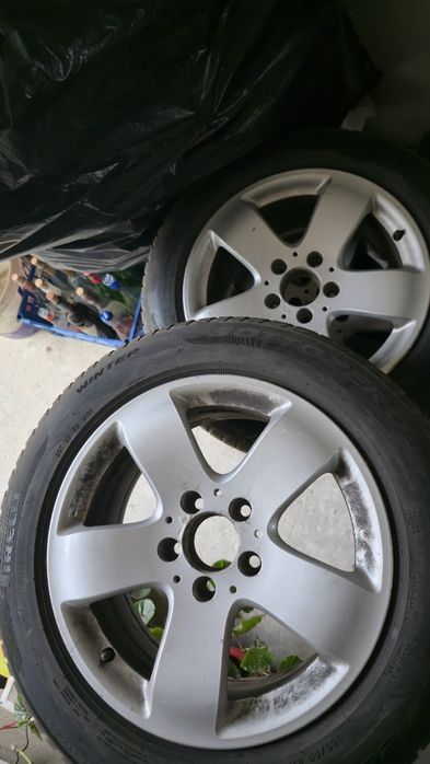 Jante si cauciucuri mercedes e class iarna m+s 205 60 16