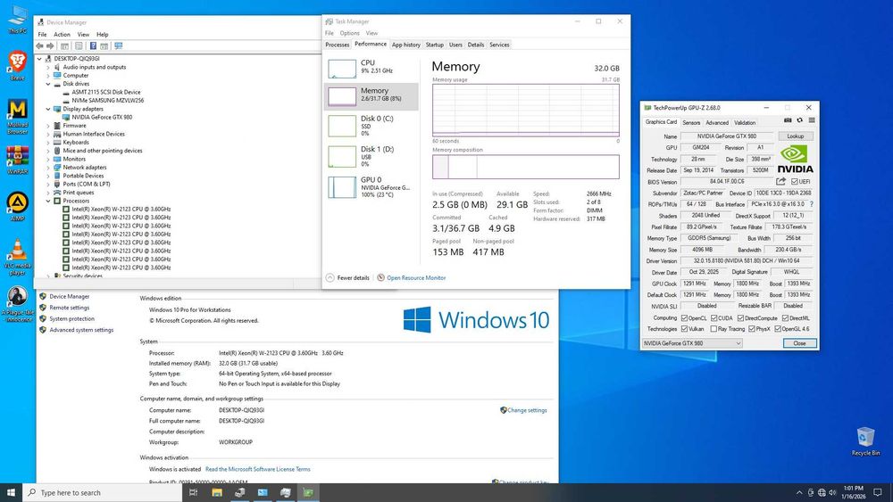 Unitate Dell Precision 5820 Workstation Desktop