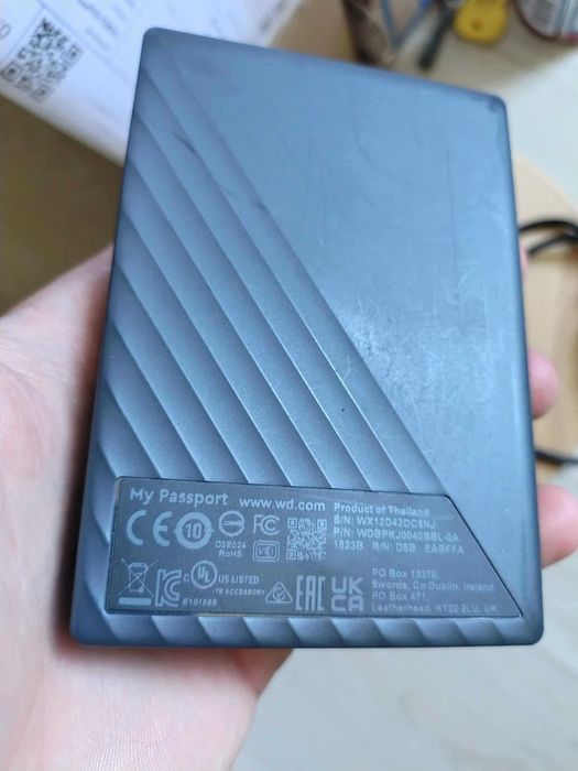 Hdd Hard Extern Western Digital My Passport Portable 4TB