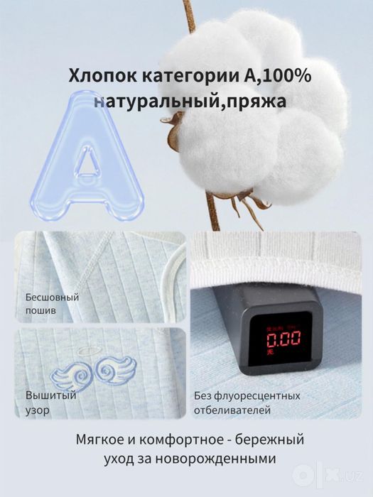 Подарочный набор для новорожденного 0-3 месяца (15 предметов)