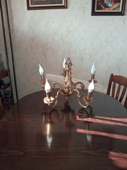 Масивен полилей от месинг и мед.