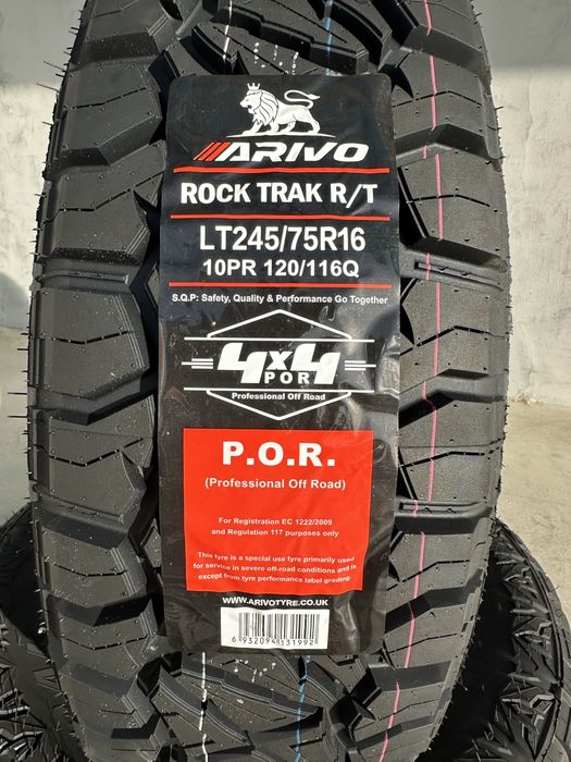 Нови джипови гуми ARIVO ROCK TRAK R/T 245/75R16 120/116Q БОРД 2457516