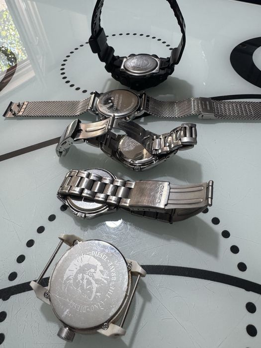 Lot 5 ceasuri originale – Casio G-Shock, Swatch, Chronostar, Casio, Diesel