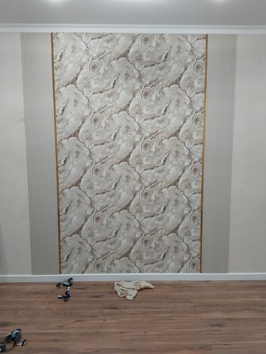 Кафель ламинат обой плинтус галтел