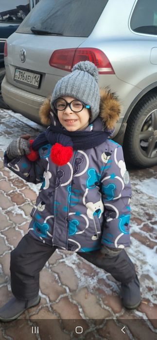 Куртка зима 110-116 + шапка