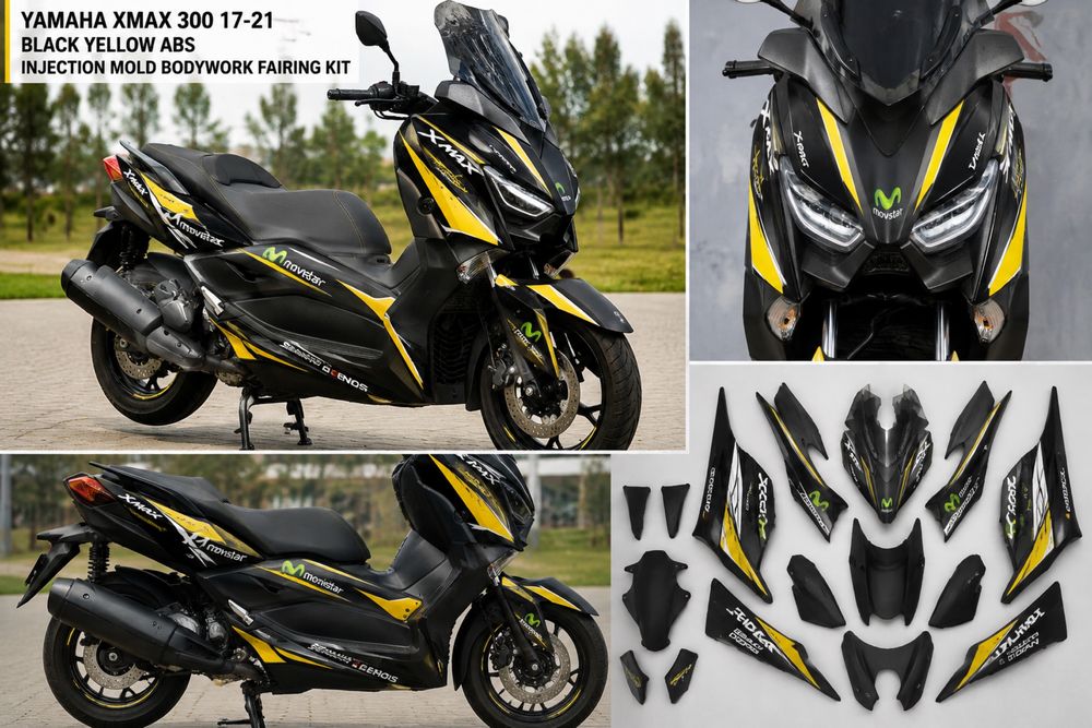 Спойлери Кит пластмаси за Yamaha XMAX 300, модели 2017–2021 г.