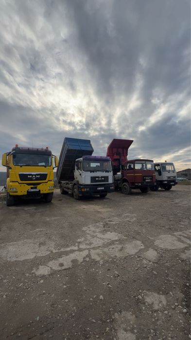 Transport , sort,nisip,pamant,moloz,gunoi,siloz,citircale,cereale