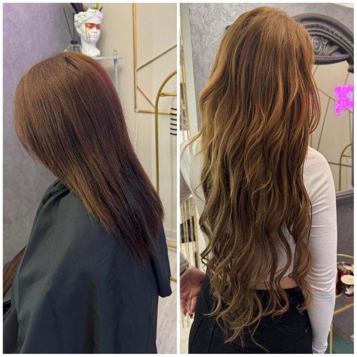 Extensii de par natural cheratina microring