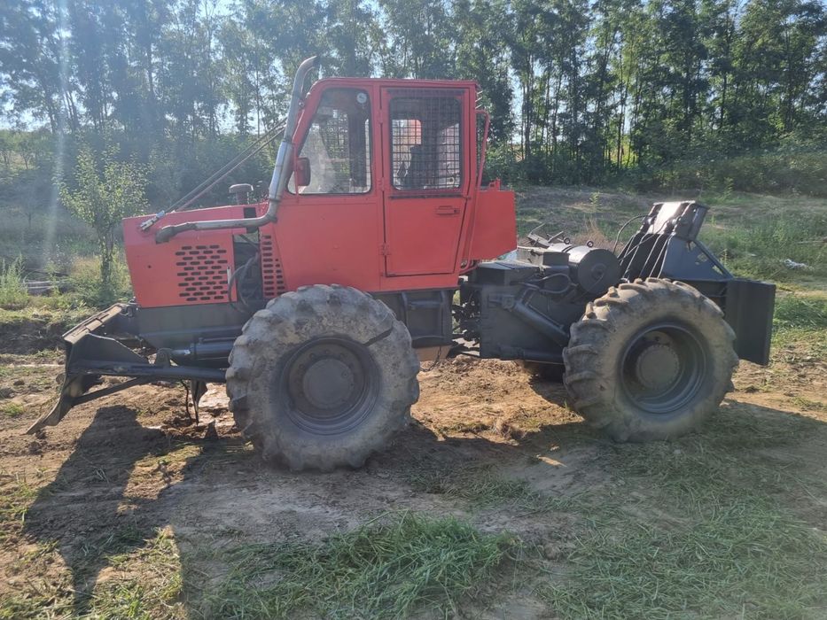 TAF cu motor Deutz 120 CP schimb cu tractor+remorca cu macara