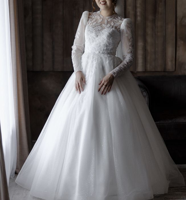 Свадебное платье, ручная работа