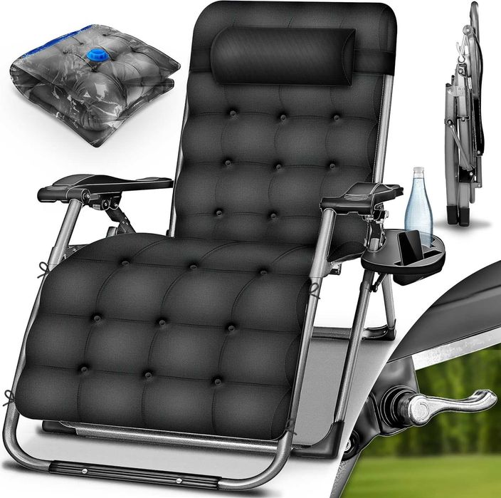 Шезлонг, рибарски стол, сгъваем, висококачествен